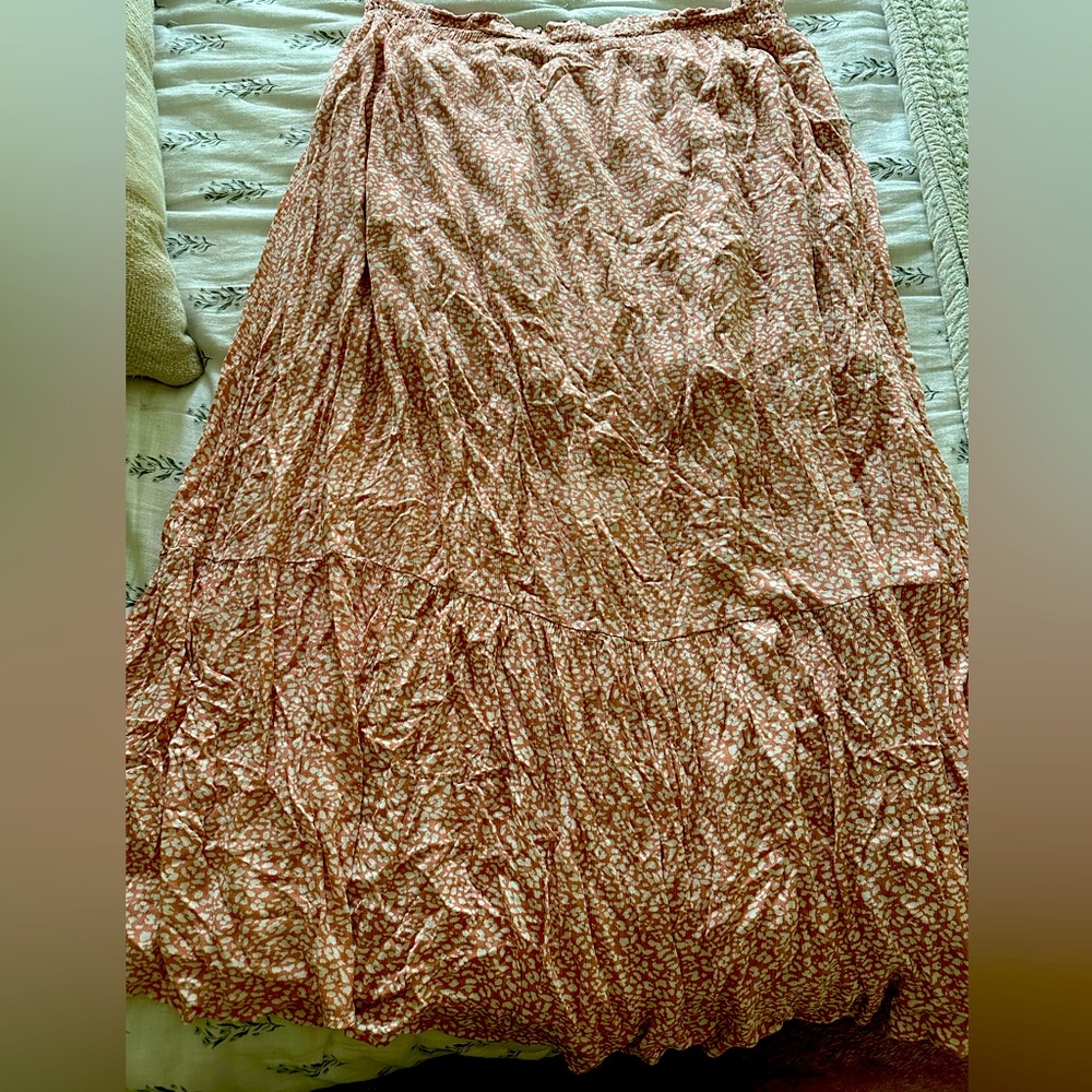 Abercrombie & Fitch Maxi Skirt with Elastic Waist